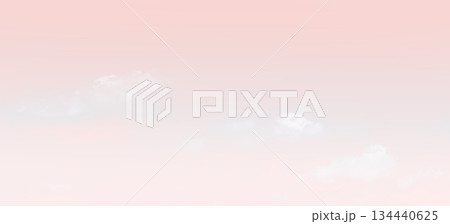 Pink Sky Cloud Background Color Yellow Abstract Sunset Landscape Pastel weather Light Warm Morning Wallpaper Freedom Summer Winter, Mockup Cosmetic Environment, Heaven Dramatic Sunlight Dusk Beautiful 134440625