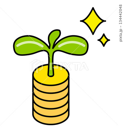 資産形成のイメージアイコン 134442048