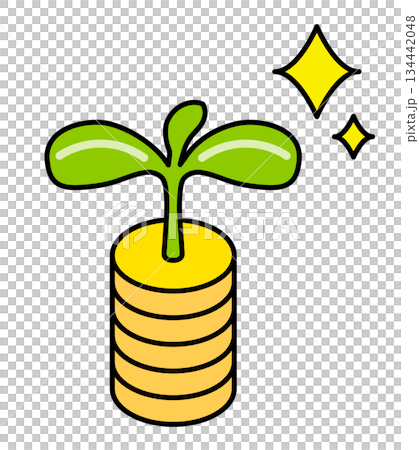 資産形成のイメージアイコン 134442048