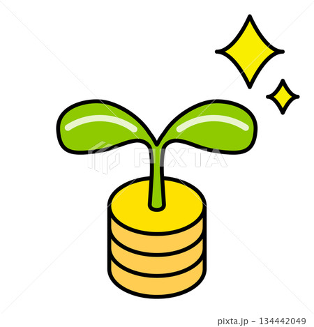 資産形成のイメージアイコン 134442049