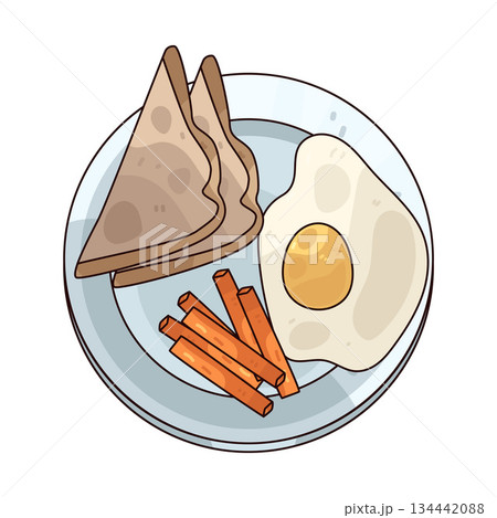 illustration of Healthy Food illustration of Healthy Food 134442088