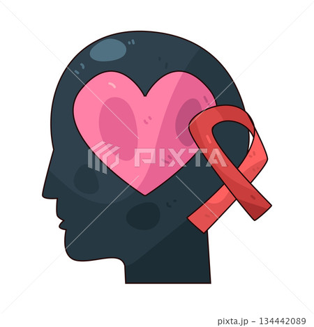 illustration of Mental Health 134442089