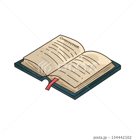 illustration of Constitution 134442102