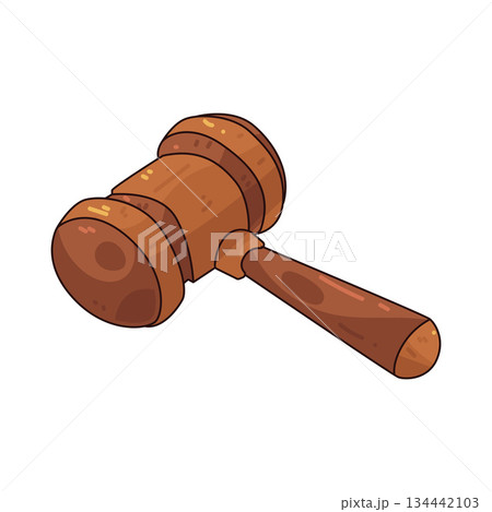 illustration of Judge Hammer 134442103