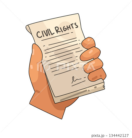 illustration of Civil Rights illustration of Civil Rights 134442127