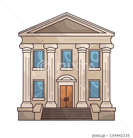 illustration of Courthouse illustration of Courthouse 134442135