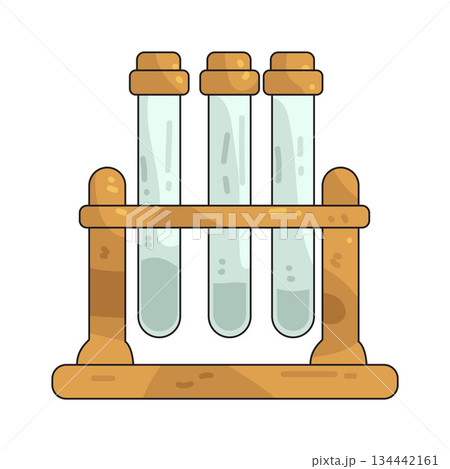 illustration of Test Tube Rack 134442161