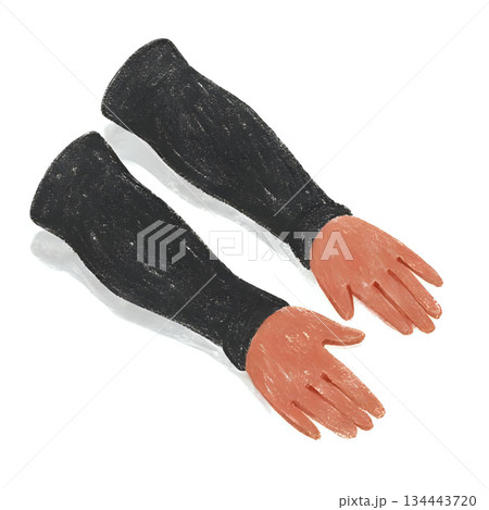 日焼けを防止するための腕のカバー 134443720