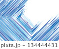 青のラインのある背景 134444431