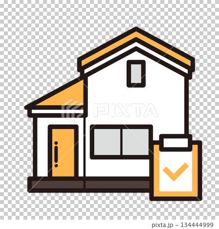 簡單的房子圖示 + 剪貼簿 134444999