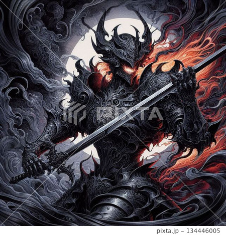 暗黒騎士、幻影騎士、孤高の戦士 134446005