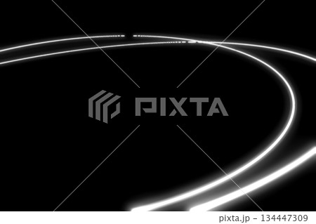 光の軌跡と未来への道筋 134447309