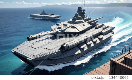 戦車型砲艦　Ⅱ 134448065