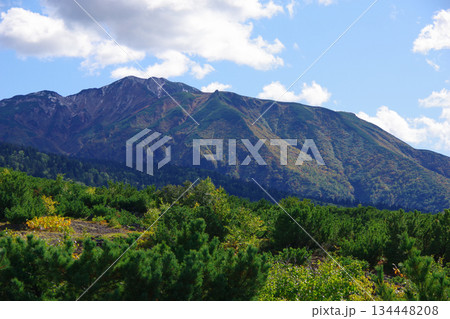 北海道美瑛町 望岳台から富良野岳を望む 北海道美瑛町 望岳台から富良野岳を望む 134448208