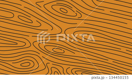 Nature Hand Drawn Wood Texture Seamless Pattern Background.Vector Illustration 134450155