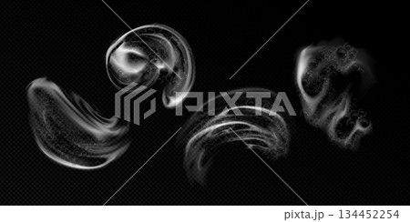 Soap foam texture overlay with soapy bubble Soap foam texture overlay with soapy bubble 134452254