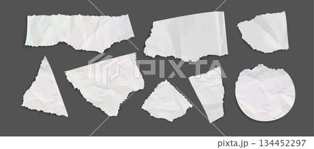 Crumpled paper texture with torn edges Crumpled paper texture with torn edges 134452297