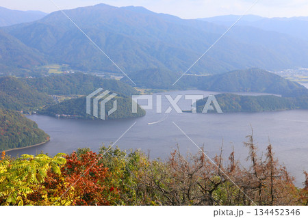 三方テラス　三方五湖レインボーライン　山頂公園　日本海　水月湖　日向湖　菅湖　久々子湖　若狭湾 134452346