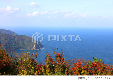 三方テラス　三方五湖レインボーライン　山頂公園　日本海　水月湖　日向湖　菅湖　久々子湖　若狭湾 134452355