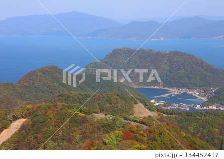三方テラス　三方五湖レインボーライン　山頂公園　日本海　水月湖　日向湖　菅湖　久々子湖　若狭湾 134452417