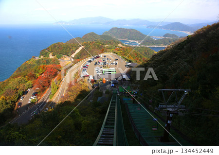 三方テラス　三方五湖レインボーライン　山頂公園　日本海　水月湖　日向湖　菅湖　久々子湖　若狭湾 134452449