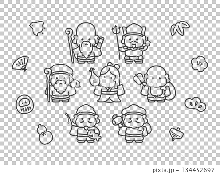 七福神黑線 134452697