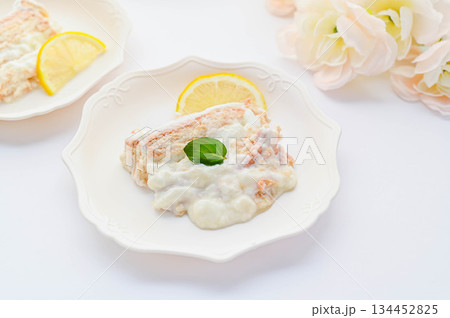 簡単サブレチーズケーキ風 134452825
