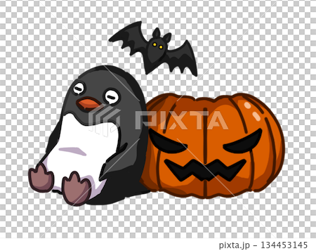 萬聖節南瓜枕頭插圖 134453145