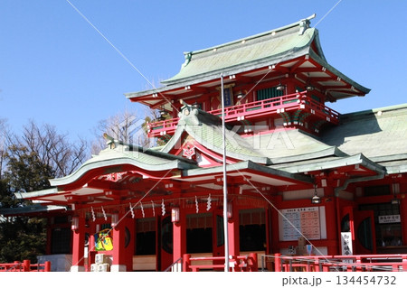 東京都江東区富岡にある「富岡八幡宮の御本殿」 134454732