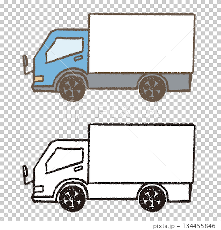 手繪卡車側面 手繪卡車側面 134455846