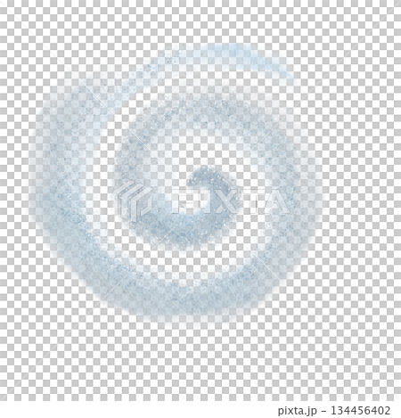 Spiral swirl in airy cloud white and pale blue tones watercolor illustration isolated on white. Abstract hand-painted winter element, light texture, perfect for branding, backgrounds, seasonal design Spiral swirl in airy cloud white and pale blue tones watercolor illustration isolated on white. Abstract hand-painted winter element, light texture, perfect for branding, backgrounds, seasonal design 134456402