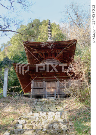 埼玉県：金鑚（かなさな）神社の多宝塔【国指定重要文化財】児玉郡神川町 134457012