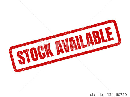 Grunge textured stamp impression indicating stock availability, perfect for inventory management and product status updates Grunge textured stamp impression indicating stock availability, perfect for inventory management and product status updates 134460730