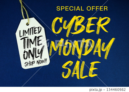 Cyber Monday Sale Special offer with Price tag Limited Time Offer Shop Now Cyber Monday Sale Special offer with Price tag Limited Time Offer Shop Now 134460982