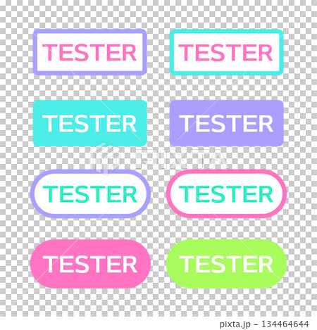 TESTER POP illustration set 134464644