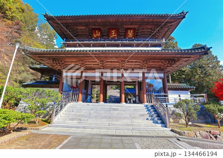 【香川県】四国霊場「第88番札所」秋の紅葉した大窪寺 【香川県】四国霊場「第88番札所」秋の紅葉した大窪寺 134466194