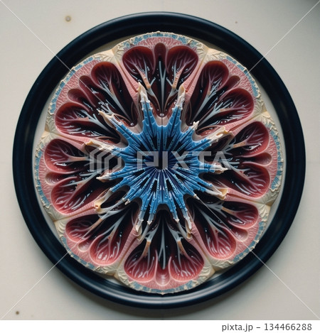 Intricate floral mandala design. Intricate floral mandala design. 134466288