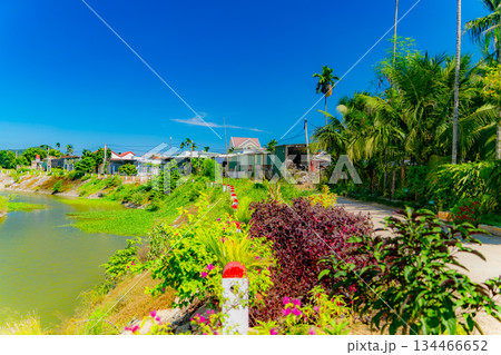 River channel (water channel). River channel (water channel). 134466652