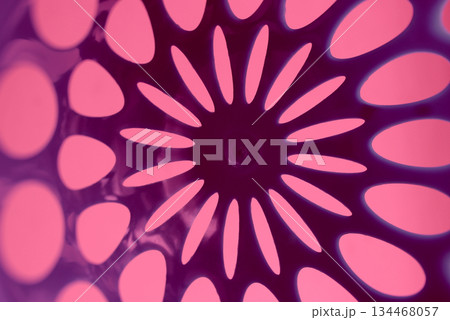 Abstract kaleidoscopic pattern in pink colors illustration image for backgrounds Abstract kaleidoscopic pattern in pink colors illustration image for backgrounds 134468057