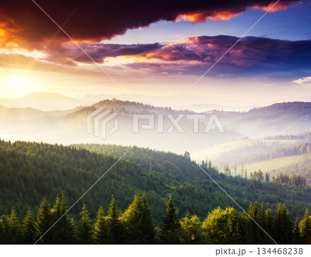 sunset 134468238