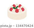 クリスマスケーキ　イラスト 134470424