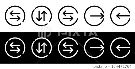 Transfer icon. Isolated sign symbol vector illustration for infographics, websites, web design. 134471764