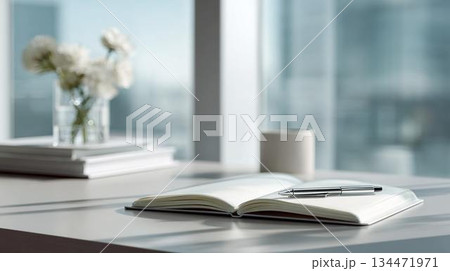 年末のまとめ・振り返りに使える シンプルなビジネス背景 134471971