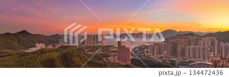 Twilight Glow Over Tseung Kwan O Waterfront Promenade Nov 10 2025 134472436