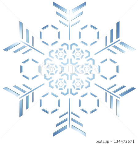 雪の結晶 134472671