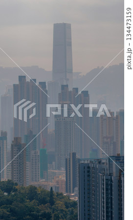 Dec 18 2025 Hong Kong Air Pollution Urban Smog Cityscape 134473159