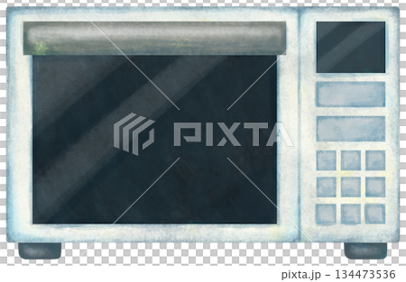 一個簡單的微波爐的插圖 134473536