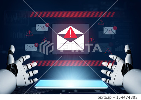 AI-driven email security monitoring system Parse 134474885