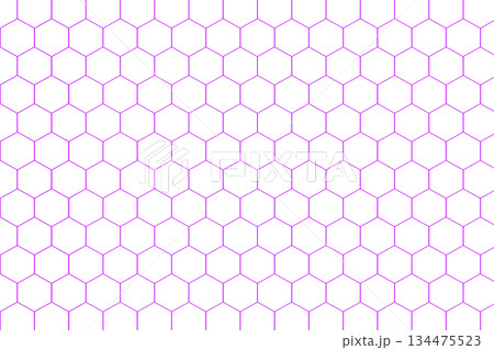 サイバーハニカム柄紫 134475523