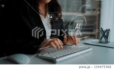 Artificial Intelligence System Interface for Future Technology Marrow 134475568